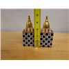 Image 9 : Qty 2 Mackenzie Childs Torquay Salt &  Pepper Shakers 2" x 5"H