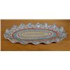 Image 1 : Mackenzie Childs Stoke Gabriel Oval Serving Dish w/ Abstract Design 22" x 11" x 2"H