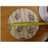 Image 10 : Qty 2 Mackenzie Childs Yellow Lemon Curd Striped Dinner Plates 11.25" Dia