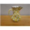 Image 4 : Mackenzie Childs Yellow Lemon Curd Pitcher Signed by Artist 5.5" Dia, 10"H