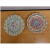 Image 2 : Qty 2 Mackenzie Childs Plates: Taylor Myrtle & Keukenhof Designs 9" Dia
