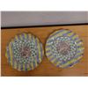 Image 3 : Qty 2 Mackenzie Childs Taylor Myrtle Ruffled Plates 11" Dia