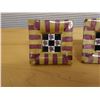 Image 2 : Qty 3 Mackenzie Childs Torquay Ceramic Square Cabinet Knobs 2.5" x 2.5"