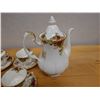 Image 13 : Qty 4 Royal Albert Old Country Roses Bone China Tea Cups w/ Saucers & Royal Doulton Coffee Pot, Misc