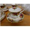 Image 5 : Qty 4 Royal Albert Old Country Roses Bone China Tea Cups w/ Saucers & Royal Doulton Coffee Pot, Misc