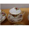 Image 6 : Qty 4 Royal Albert Old Country Roses Bone China Tea Cups w/ Saucers & Royal Doulton Coffee Pot, Misc