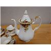Image 8 : Qty 4 Royal Albert Old Country Roses Bone China Tea Cups w/ Saucers & Royal Doulton Coffee Pot, Misc