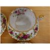 Image 13 : Qty 4 Royal Albert Old Country Roses Bone China Tea Cups w/ Saucers & Tea Pot, Misc Sizes