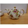 Image 4 : Qty 4 Royal Albert Old Country Roses Bone China Tea Cups w/ Saucers & Tea Pot, Misc Sizes