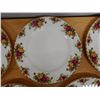Image 7 : Qty 5 Royal Albert Old Country Roses Bone China Plates 10" Dia