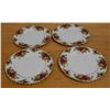 Image 1 : Qty 4 Royal Albert Old Country Roses Bone China Plates 8" Dia