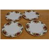 Image 1 : Qty 4 Royal Albert Old Country Roses Bone China Plates 8" Dia