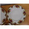 Image 6 : Qty 5 Royal Albert Old Country Roses Bone China Plates 10" Dia