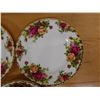 Image 6 : Qty 5 Royal Albert Old Country Roses Bone China Plates 6.25" Dia
