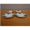Image 2 : Qty 4 Royal Albert Old Country Roses Bone China Plates 6.25" Dia