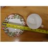 Image 12 : Qty 4 Nikko Tableware Japan Tea Cups & Saucers 6" Dia