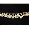 Image 4 : 14K Gold 585 Hearts & Angel Themed Charm Bracelet, 0.46 oz, 7.5" L