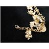 Image 7 : 14K Gold 585 Hearts & Angel Themed Charm Bracelet, 0.46 oz, 7.5" L
