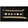 Image 1 : Qty 3 Fashion Bracelets, Misc Styles, 6.5" - 8" L