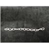 Image 2 : Sterling Silver 925 Chain Bracelet, 8" L