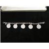Image 2 : Nolan Miller Glamour Collection Metal Bracelet w/ 5 Charms, 7" L