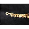 Image 3 : Metal Fashion Beaded Charm Bracelet Signed by R. L. Brazil, 8" L