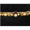 Image 4 : Metal Fashion Beaded Charm Bracelet Signed by R. L. Brazil, 8" L