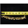 Image 7 : Metal Fashion Beaded Charm Bracelet Signed by R. L. Brazil, 8" L