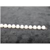Image 3 : Sterling Silver 925 Chain Bracelet w/ Pearl Accents, 7.5" L