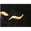 Image 4 : Pair 14K Gold Swirl Earrings