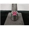 Image 2 : 14K Gold Ring Made in Mexico w/ Princess Cut Cubic Zirconia Stone, Size 9.75
