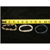 Image 5 : Qty 3 Fashion Bracelets, Misc Styles, 6.5" - 7.5" L