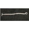 Image 1 : Sterling Silver 925 Chain Bracelet, 7" L