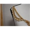 Image 2 : Fashion Metal & Faux Pearl Beads Cascade Necklace, 34" L
