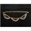 Image 6 : Fashion Metal & Faux Pearl Beads Cascade Necklace, 34" L