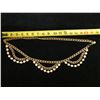 Image 7 : Fashion Metal & Faux Pearl Beads Cascade Necklace, 34" L