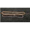 Image 1 : Qty 2 Beaded Necklaces, Misc Colors & Sizes