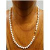 Image 5 : 14K Gold Necklace w/ Pearl Beads, 18" L