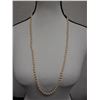 Image 2 : White Pearl Bead Single Strand Necklace 32" L