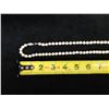 Image 7 : White Pearl Bead Single Strand Necklace 32" L