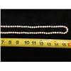 Image 8 : White Pearl Bead Single Strand Necklace 32" L