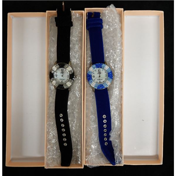 Qty 2 Kirks Folly Enchanted Watches in Boxes