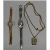 Image 1 : Qty 2 Wrist Watches & 1 Pendant Watch:  Ecclissi, Anne Klein, etc