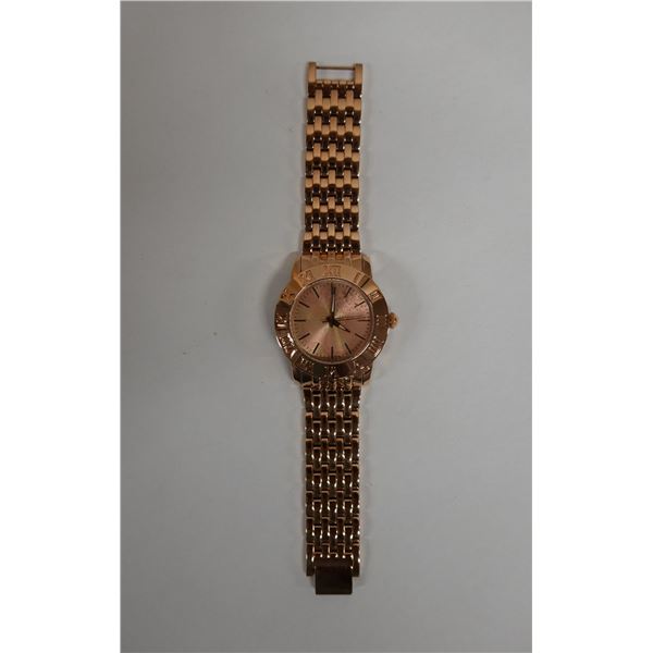 Bronzo Italia Watch w/ Stainless Steel Band 7" L