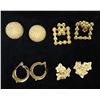 Image 1 : Qty 4 Pair Christian Dior Earrings, Misc Styles & Sizes