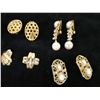 Image 3 : Qty 9 Pair Fashion Earrings, Misc Styles & Sizes