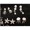 Image 3 : Qty 9 Pair Fashion Earrings, Misc Styles & Sizes