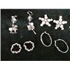Image 4 : Qty 9 Pair Fashion Earrings, Misc Styles & Sizes