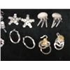 Image 5 : Qty 9 Pair Fashion Earrings, Misc Styles & Sizes