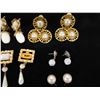 Image 4 : Qty 9 Pair Fashion Earrings, Misc Styles & Sizes